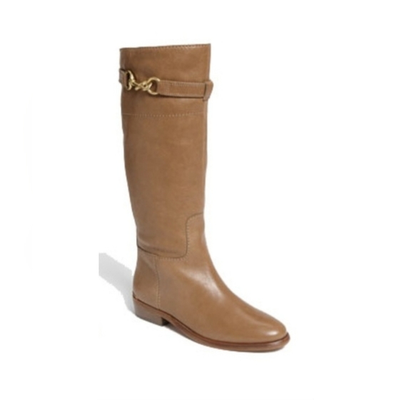 Coach Laguna Distressed Leather Boots 6.5 - Picture 1 of 16